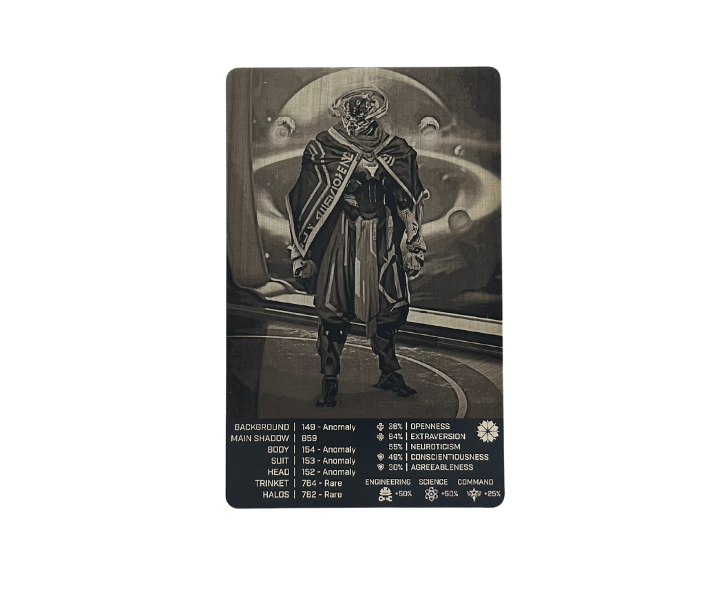 Custom Star Atlas Crew Metal Card