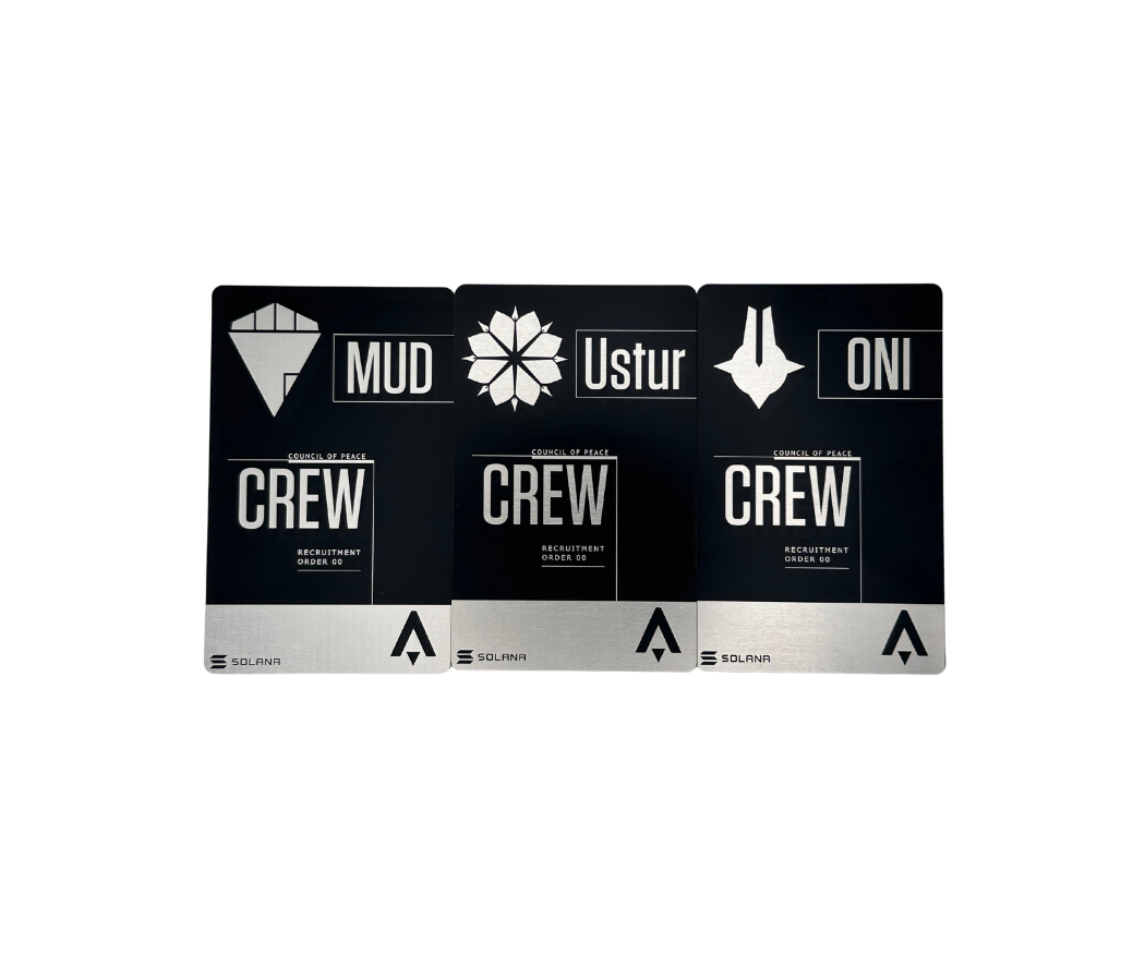 Custom Star Atlas Crew Metal Card