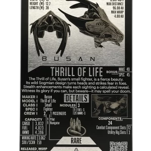 Thrill Of Life front view