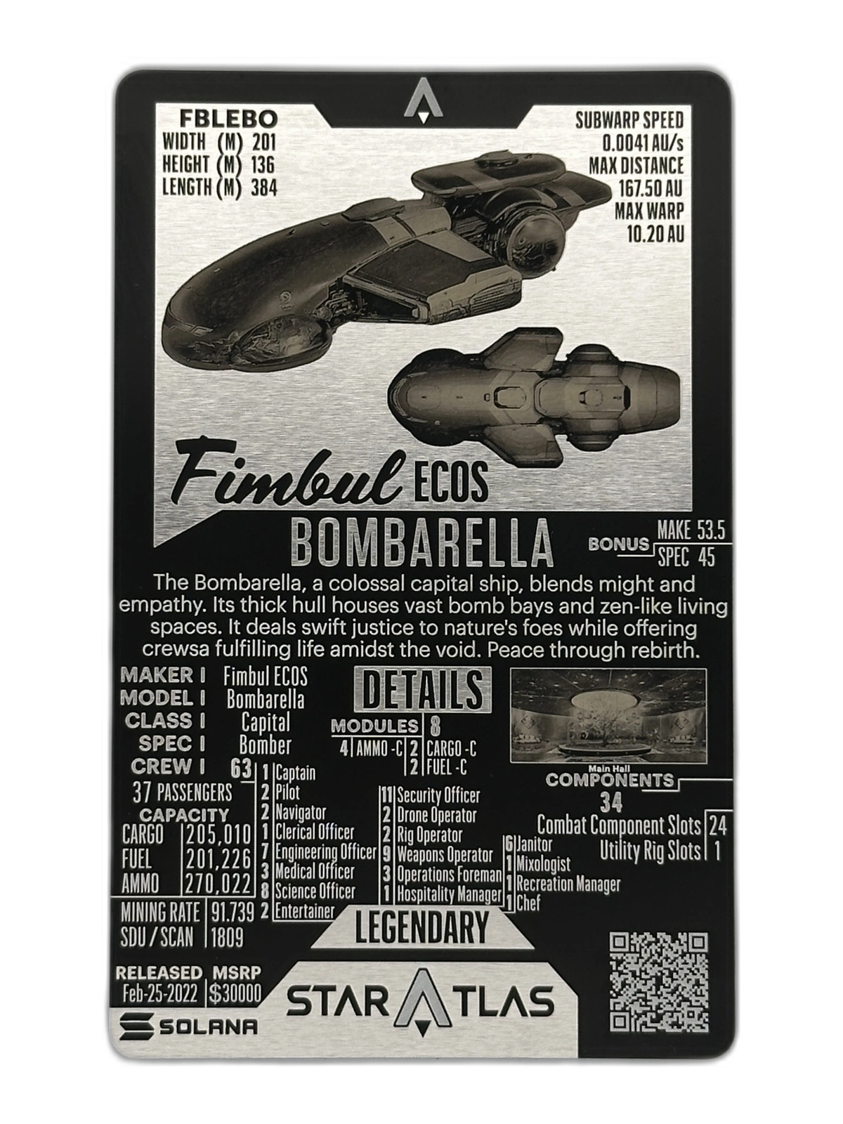 Bombarella front view