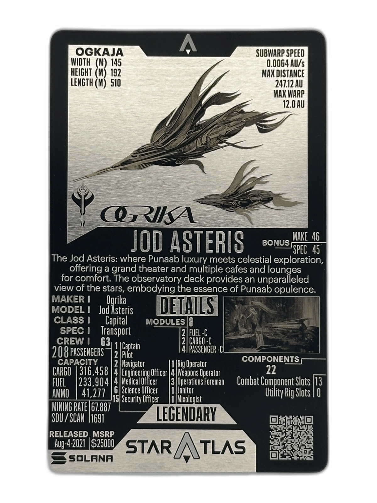 Jod Asteris front view