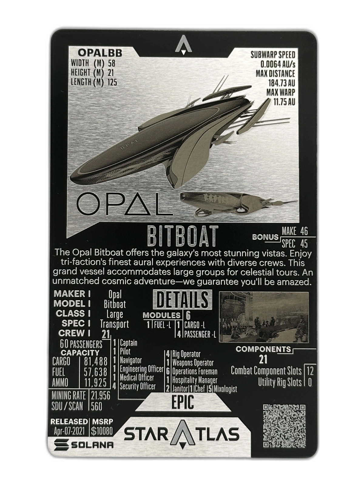 Bitboat front view