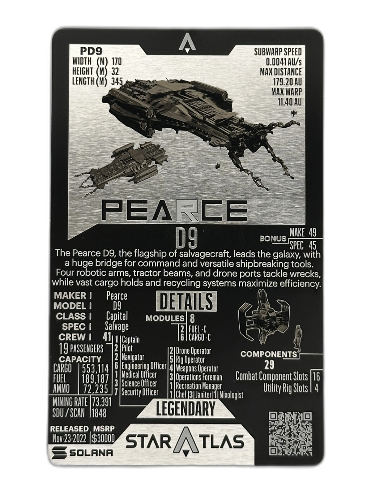 Pearce D9 front view